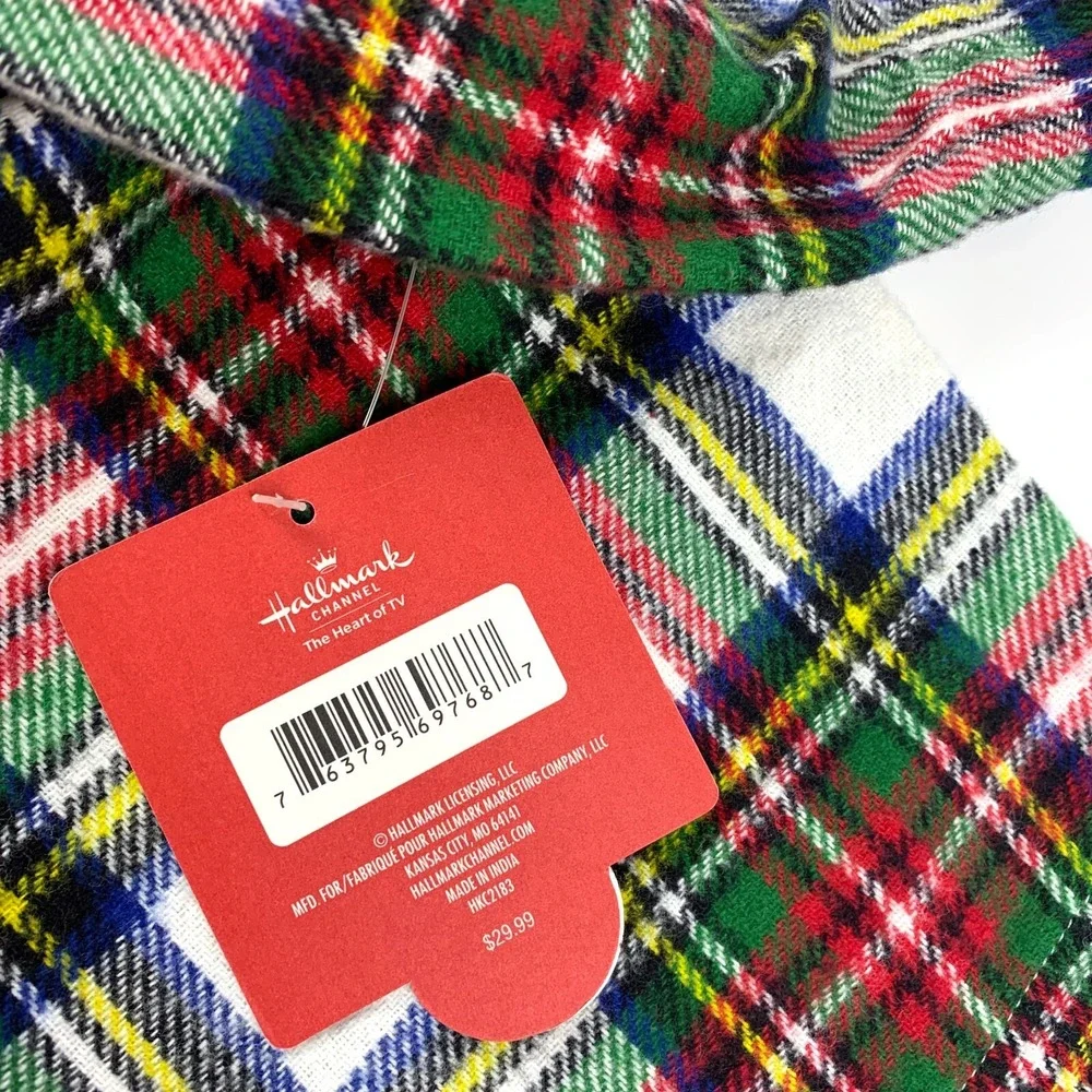 Hallmark Channel #1 Fan Plaid‎ 100% Cotton Pajama Pants Unisex Sz L